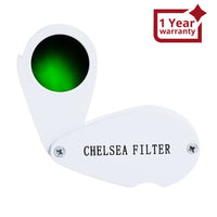 ILGE-7301 Chelsea Filter Mini Gemstone Tool 21mm Lens Diameter with Glass Filter Foldable Design Heavy Duty - Instrulife