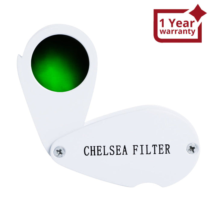 ILGE-7301 Chelsea Filter Mini Gemstone Tool 21mm Lens Diameter with Glass Filter Foldable Design Heavy Duty - Instrulife