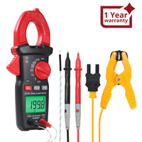 ILMU-523 Digital Clamp Meter AC/DC Multimeter with Voltage Tester, Capacitance, Resistance, Frequency, Duty cycle, Diode Test, Line Connection Test, and Temperature, Non-Contact Current Clamp for Electricians, HVAC, Home Repairs & DIY - Instrulife
