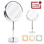 ILMU-534 Double Sided 1X/10X LED Light Vanity Mirror 9
