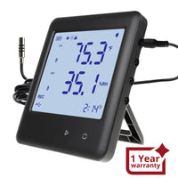 ILTH-352 Data Logger Thermo-hygrometer Thermometer Temperature and Humidity Datalogging Measurement 25,920 Groups of Reading High Low Alarm with PC Software and Calendar Display - Instrulife