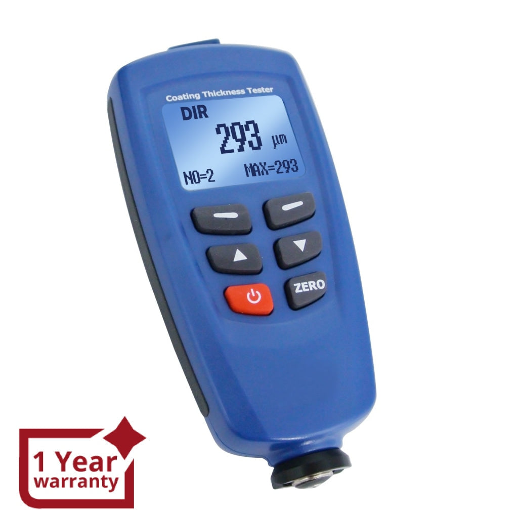 ILTM-746 Digital CEM Paint Coating Thickness Meter Gauge 1250um (49.2mils) with USB & CD Software, F/ NF Probe Sensor, 400 Memory - Instrulife
