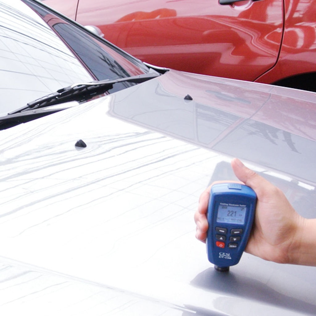 ILTM-746 Digital CEM Paint Coating Thickness Meter Gauge 1250um (49.2mils) with USB & CD Software, F/ NF Probe Sensor, 400 Memory - Instrulife