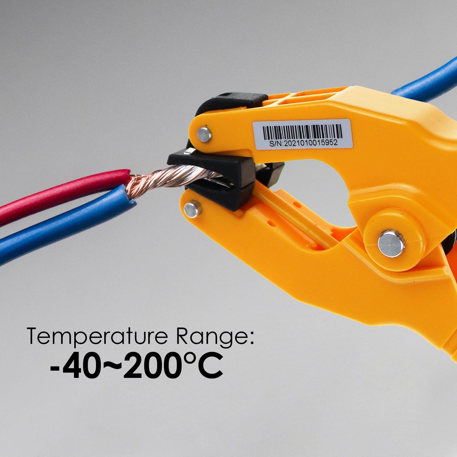 K-Type Thermocouple Temperature Clamp Lead Probe Pipe Clamp for Thermometer Multimeter Temp Measurement - Instrulife