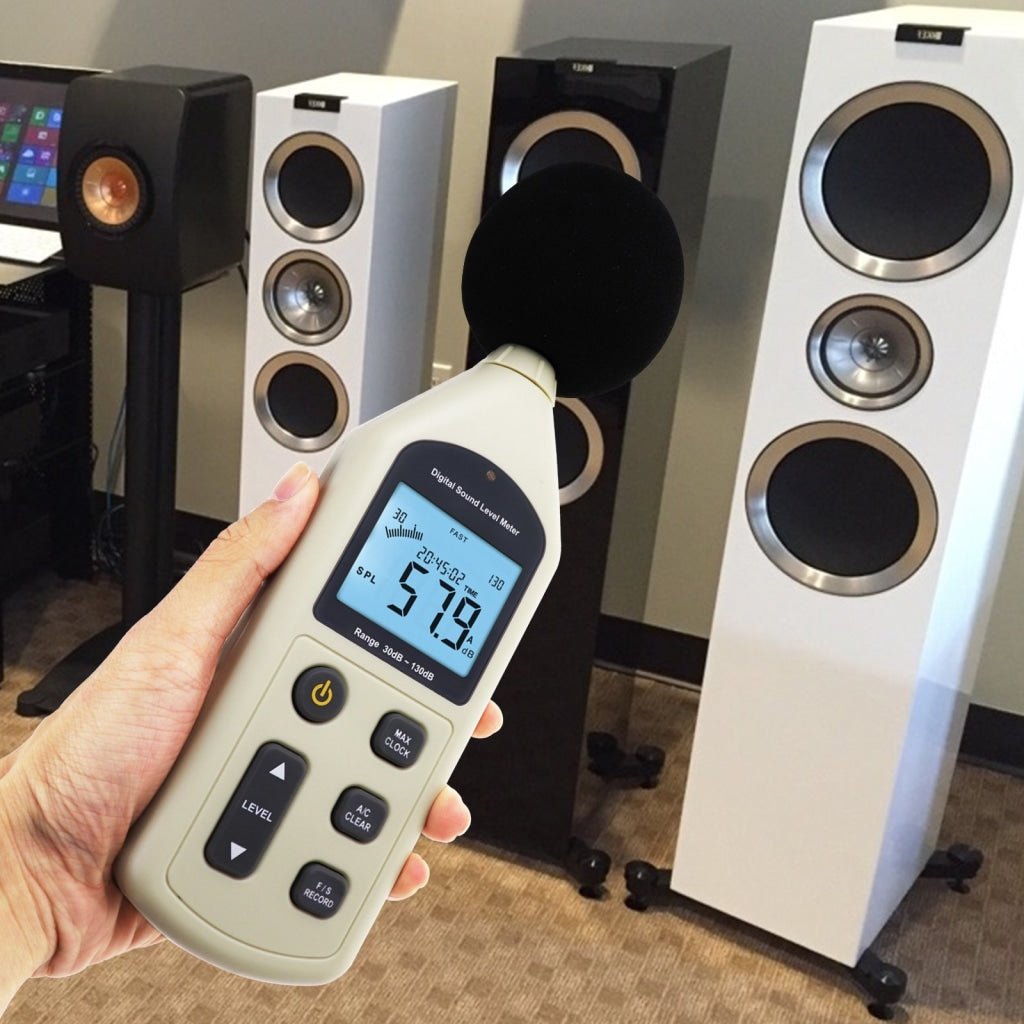 ILSM-270 Digital Audio Decibel Meter Sound Level Tester Noise Level Volume Measuring Instrument 30~130dBA Monitor 4700 Data Storage Self-Calibrated A / C Frequency Weighting Tool - Instrulife