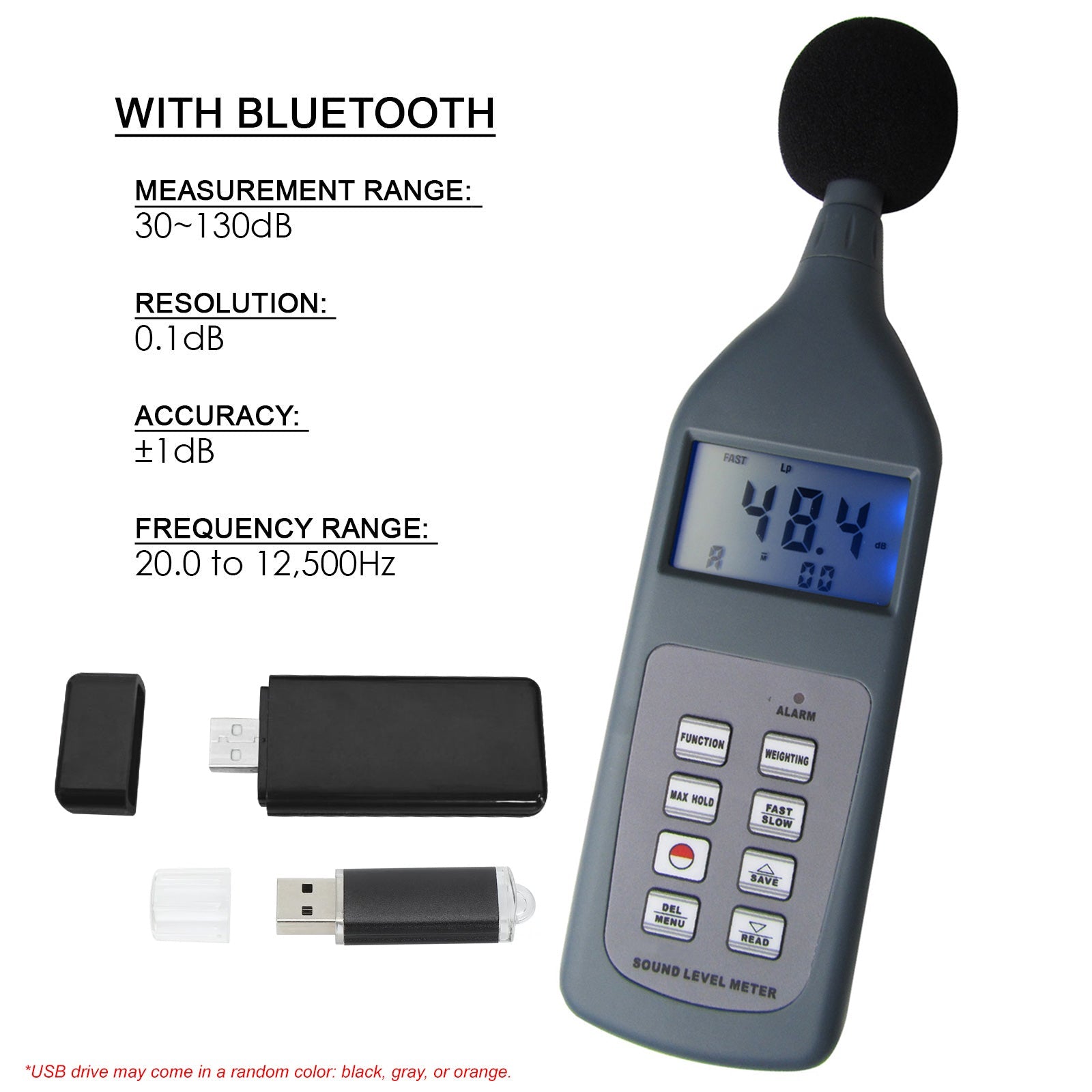 ILSM-887_BT Professional Sound Level Meter 30~130dB USB Drive Software & Bluetooth - Instrulife