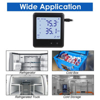 ILTH-352 Data Logger Thermo-hygrometer Thermometer Temperature and Humidity Datalogging Measurement 25,920 Groups of Reading High Low Alarm with PC Software and Calendar Display - Instrulife
