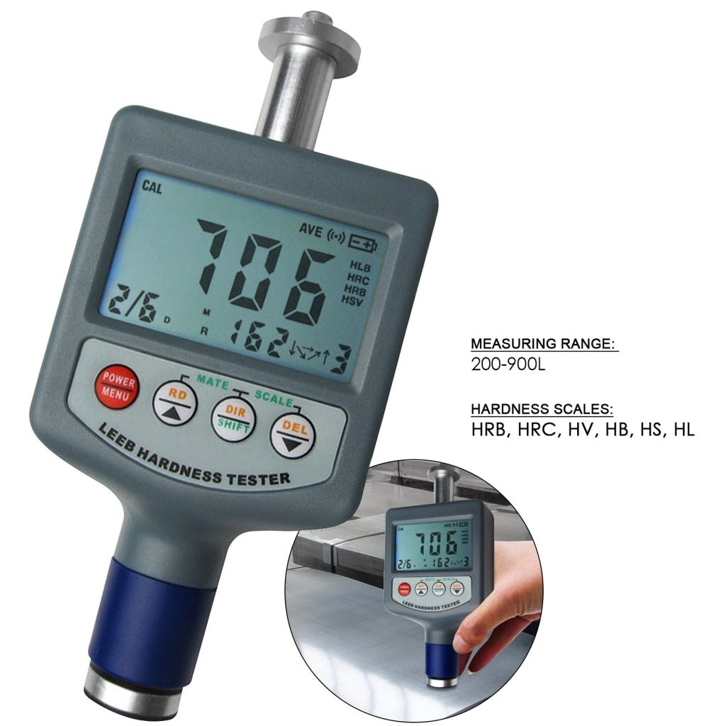 ILHT-790 Portable Digital Rebound Leeb Hardness Tester Gauge Meter - Instrulife