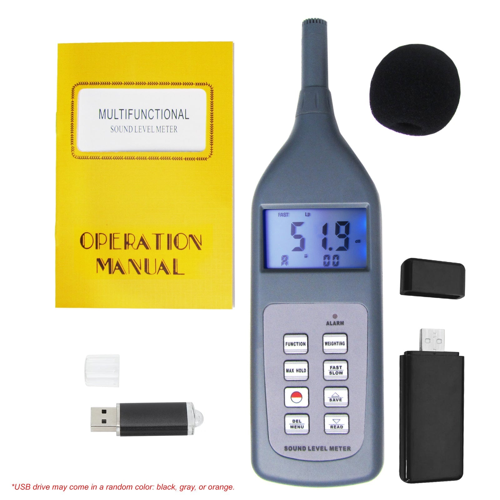 ILSM-887_BT Professional Sound Level Meter 30~130dB USB Drive Software & Bluetooth - Instrulife