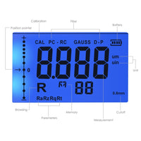 ILSR-6200 Digital Surface Roughness Tester Meter Gauge Profilometer w/ Separate Sensor, LCD Display Data Memory 10um Ra Rq Rz Rt 4 Parameters - Instrulife