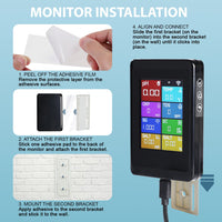 ILWQ-525 WiFi Smart pH Meter 8-in-1, Multi-Parameter Water Quality Tester for pH / TDS / EC / Salinity / ORP / Temperature for Aquarium, Hydroponics, Pool - Instrulife