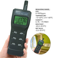 ILAQ-766 CO2 0-9999ppm Temperature DP WB RH Humidity IAQ Air Quality Meter Tester Monitor carbon dioxide detectors analyzer Dew Point Wet Bulb USB datalogger - Instrulife