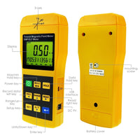 ILEM-192D Digital Mini Triple Axis 2000Hz EMF ELF Magnetic Field Meter Gauss Meter 2000mG Datalogger with USB PC Software, Electromagnetic Field Detector - Instrulife