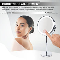 ILMU-534 Double Sided 1X/10X LED Light Vanity Mirror 9