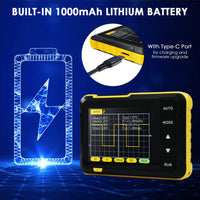 ILMU-400 Mini Digital Oscilloscope Portable 200KHz Meter with 2.8