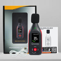 ILSM-442 Sound Level Meter Datalogger Decibel Noise Tester SPL Monitor with 31,000 Data Record Function, Visual Hi | Low Alarm A | C Weighted Colored Screen Display for Home, Classroom, Traffic Noise Monitoring etc. - Instrulife