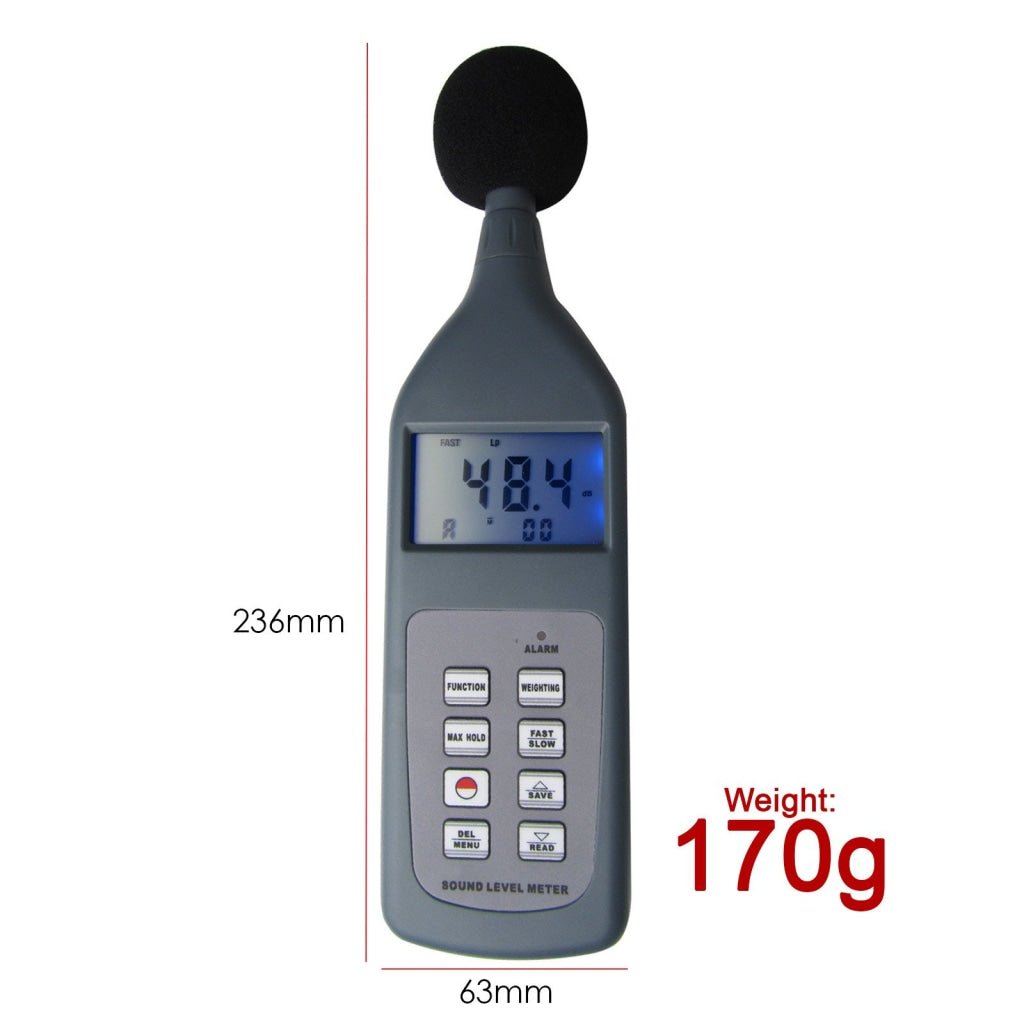 ILSM-887_BT Professional Sound Level Meter 30~130dB USB Drive Software & Bluetooth - Instrulife