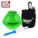ILFF-10_EXT LUCKY Portable Wireless WIFI Fish Finder For Android & iOS 45M Depth & 70M WIFI Range, With 50M WIFI Extender, Rechargeable Battery, Smart Fish Detector with Free Neoprene Bag, for Boats, Rig, Ocean, River, Kayak for Fresh and Salt Water - Instrulife
