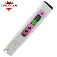 ILWQ-21 Pen-type PH Meter Digital Water Quality Tester, 0~14pH for Hydroponics Aquarium Pool Wine Cola Urine Water Tank with Clear LCD with Backlight Function, Portable Pocket Size - Instrulife