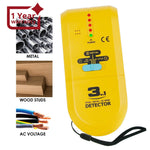 ILSM-13 3 in 1 Stud / Metal / AC Wire Detector, Handheld Wall Wood Metallic Pipe Voltage Live Scanner Finder Tracker w/ Spotlight & Groove Buzzer, for Hole Drilling Nailing Nail Construction Installation - Instrulife