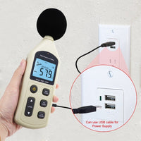 ILSM-270 Digital Audio Decibel Meter Sound Level Tester Noise Level Volume Measuring Instrument 30~130dBA Monitor 4700 Data Storage Self-Calibrated A / C Frequency Weighting Tool - Instrulife