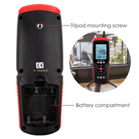 ILAN-273 Professional Anemometer Datalogger Wind Speed Velocity Meter Air Flow CFM CMM Air Volume Wind Direction Temperature Humidity Measurement Digital Tester Gauge with MAX / MIN / AVG Value, Data Hold, and Backlight - Instrulife