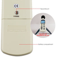 ILSM-270 Digital Audio Decibel Meter Sound Level Tester Noise Level Volume Measuring Instrument 30~130dBA Monitor 4700 Data Storage Self-Calibrated A / C Frequency Weighting Tool - Instrulife