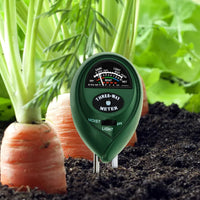 ILSO-257 3-in-1 Soil pH, Moisture & Light Meter Tester Probe Sensor, Gardening Plants Growth Watering Quality Monitoring Acidity Test Tool Kits for Garden Farm Lawn Household Indoor Outdoor - Instrulife