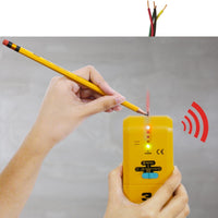ILSM-13 3 in 1 Stud / Metal / AC Wire Detector, Handheld Wall Wood Metallic Pipe Voltage Live Scanner Finder Tracker w/ Spotlight & Groove Buzzer, for Hole Drilling Nailing Nail Construction Installation - Instrulife