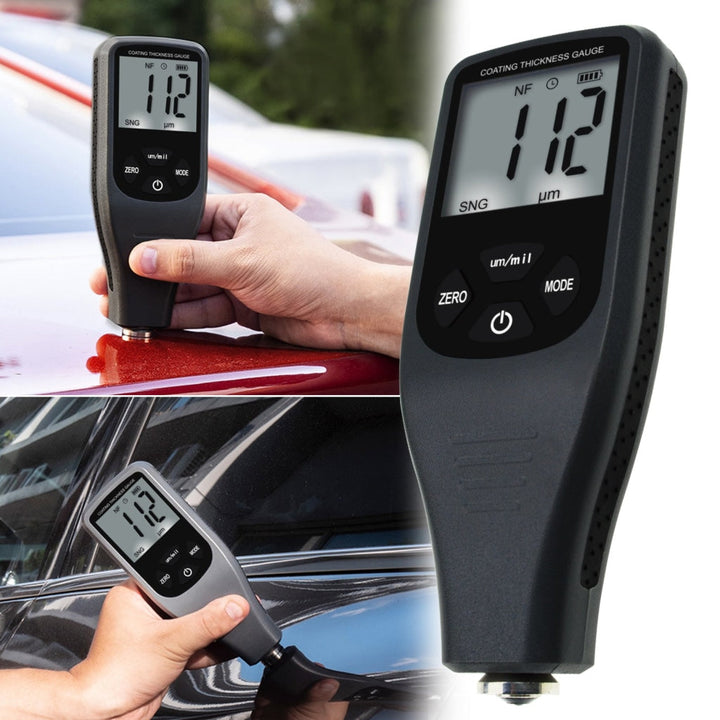 ILTM-259 Fe/ NF Coating Thickness Gauge Tester, 0~1300um 0~51.2mil Attribute Auto Detection & Substrate Paint Non-destructive Measurement, for Car Automotive Inspection Chemical Metal Processing - Instrulife