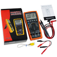 ILMU-873 Professional Digital Multimeter, Auto-& Manual-Ranging, 6000 counts, with K-Type Thermocouple/ AC DC Voltage/ DCA/ ACA/ Ohm/ Hz/ Continuity/ Frequency/ Capacitance/ Resistance/ F/C Thermometer - Instrulife