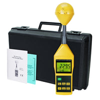 ILEM-196 Triaxial Tri-Axis RF Field Strength Meter Electromagnetic Radiation Tester Detector 10MHz to 8GHz with Alarm and Tripod Mounting, Compact, MIni - Instrulife