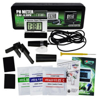 ILWQ-153WO Digital pH Monitor Meter ATC 0.00~14.00pH w/ 1.5M Long Cable Electrode Probe, Water Quality Monitoring Tester Kit Aquarium Hydroponics Spa Tank Pool Laboratories Mini Portable - Instrulife
