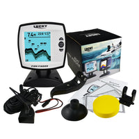 ILFF-140N1 LUCKY Fish Finder Depth Sounder Transducer 328feet(100m) with 4-level Grayscale FSTN LCD Fish Detector - Instrulife