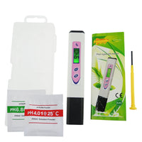 ILWQ-21 Pen-type PH Meter Digital Water Quality Tester, 0~14pH for Hydroponics Aquarium Pool Wine Cola Urine Water Tank with Clear LCD with Backlight Function, Portable Pocket Size - Instrulife