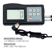ILTM-897 Ultrasonic Digital 1.00-200.00mm Thickness Meter Metal / Non-Metal - Instrulife
