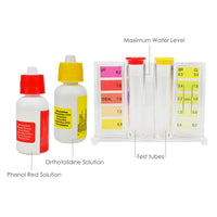 ILWQ-89 Water ph Chlorine Tester Quality Pool CL2 Test Kit Chlorine HydroTools - Instrulife