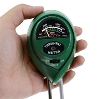 ILSO-257 3-in-1 Soil pH, Moisture & Light Meter Tester Probe Sensor, Gardening Plants Growth Watering Quality Monitoring Acidity Test Tool Kits for Garden Farm Lawn Household Indoor Outdoor - Instrulife