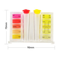 ILWQ-89 Water ph Chlorine Tester Quality Pool CL2 Test Kit Chlorine HydroTools - Instrulife