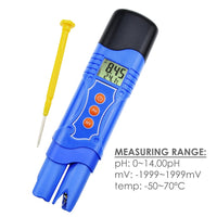 ILWQ-224 PH ORP Temperature 3-in-1 Combo Meter Tester Pen Type with Automatic Temperature Compensation - Instrulife