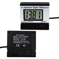 ILWQ-153WO Digital pH Monitor Meter ATC 0.00~14.00pH w/ 1.5M Long Cable Electrode Probe, Water Quality Monitoring Tester Kit Aquarium Hydroponics Spa Tank Pool Laboratories Mini Portable - Instrulife