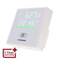 ILAQ-7730 Smart CO2 Carbon Dioxide Indoor Air Quality Monitor Temperature Humidity Measurement for Bedroom Close Rooms Offices Classroom - Instrulife