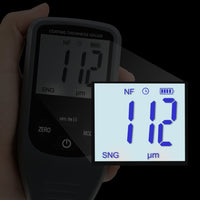 ILTM-259 Fe/ NF Coating Thickness Gauge Tester, 0~1300um 0~51.2mil Attribute Auto Detection & Substrate Paint Non-destructive Measurement, for Car Automotive Inspection Chemical Metal Processing - Instrulife