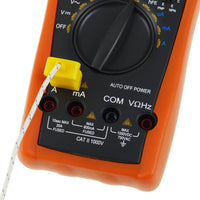 ILMU-873 Professional Digital Multimeter, Auto-& Manual-Ranging, 6000 counts, with K-Type Thermocouple/ AC DC Voltage/ DCA/ ACA/ Ohm/ Hz/ Continuity/ Frequency/ Capacitance/ Resistance/ F/C Thermometer - Instrulife