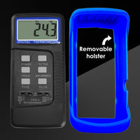 ILTH-830_2P Digital 2 Channels K-Type Thermometer w/ 4 Thermocouples (Wired & Stainless Steel), -50~1300°C (-58~2372°F) Handheld Desktop High Temperature Kelvin Scale Dual Measurement Meter Sensor - Instrulife