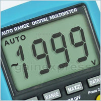 ILMU-1012 Digital Multimeter DCV ACV OHM ACA Diode Temperature Tester - Instrulife