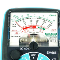 ILAM-1018 Analog 5 Scales Multimeter DC AC Voltage DC Current OHM Decibel Resistance Pocket Size - Instrulife