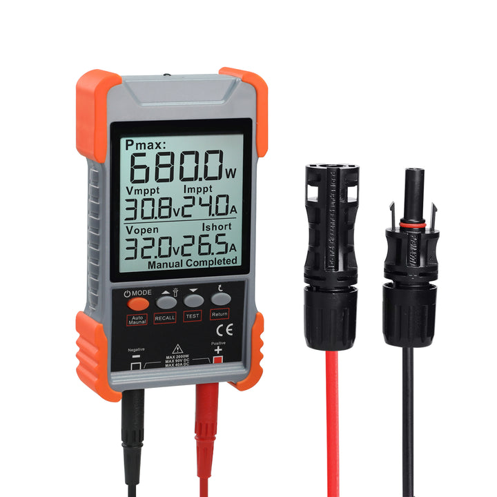 ILEM-541 2000W MPPT Solar Panel Tester Photovoltaic Meter with Color Screen, Data Storage & Full Protection
