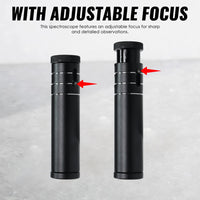 ILSP-461 Focusing Prism Spectroscope for Gemstone Analysis Adjustable Focus, 400-700nm Wavelength Range, Durable Aluminum Design for Jeweler, Gemologist Testing Tool - Instrulife