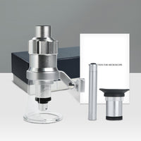 ILMI-454 Magnification Microscope 100X LED Lightning Scale Loupe Compact Portable High Magnifying Glass Geology Metallurgy Research - Instrulife